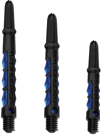 Harrows Dartschäfte Carbon ST Schäfte mit Pyramidenringen, mehrere Längen, mehrere Farben