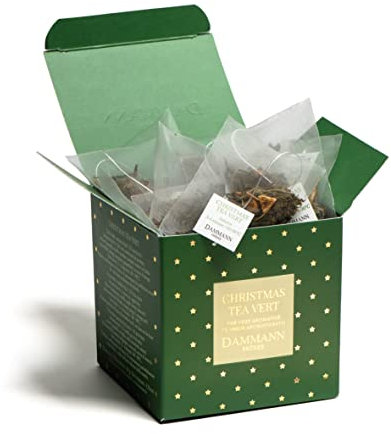 Thé de Noël, Thé Vert à le Pomme et l'Orange, Paquet Cadeau, 50g - Dammann Frères