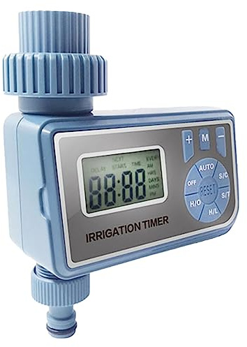 Cabilock Temporizador de Riego Automático Pantalla LCD Grande Resistente al Agua Material Abs para Jardín Adecuado para Macetas en Terraza o Jardín
