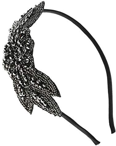 MILAX Fascinator Schwarz Damen Blumen Schleife Mesh Hochzeit Braut Elegant Fascinator Haarreif Cocktail Tee Party Pillbox Schleier Hut Frauen Feder Fascinator Hut 1950s Vintage Fascinator Hat