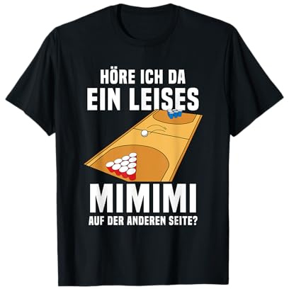 Bierpong Trinkspiel Alkohol Bier Student Party Spiel Motiv T-Shirt