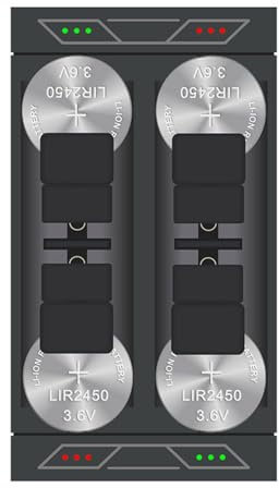 LIR2450 LIR2477 Adaptateur de charge efficace avec 4 fentes et bloc d'alimentation de protection contre les surcharges