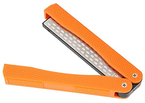 Knife Sharpener, Pocket Knife Sharpener with Lightweight Folding Sharpening Stone for Garden Tools