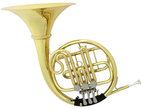 Waldhorn Musikinstrumente Professionelles 3 Tasten Waldhorn Bb Blechblasinstrument Golden Split Mit Zubehör