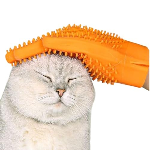 Fellpflege-Handschuh für Katzen, Kaninchen und mit langem, kurzem, lockigem Haar