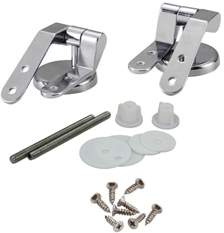 Cerniera for sedile in acciaio inossidabile, connettore di montaggio for coperchio del water, raccordi di montaggio for cerniera del coperchio del water, parti di ricambio