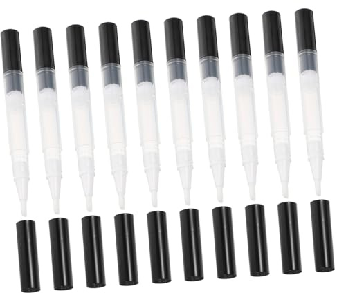 FOMIYES 10stücke Pack Leere Ölstifte Multifunktionsstifte als Nagelhautöl-stift Leere Tube mit Pinsel für Kosmetikbehälter Revitalisierungsöl-stift