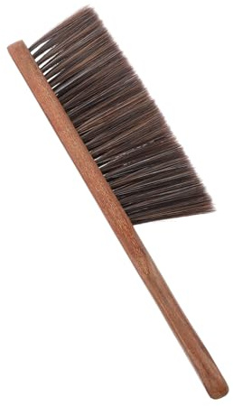 Hemobllo Cepillo para Sofá y Cama con Mango de Madera de Sándalo Verde Cerdas Suaves para Limpieza de Muebles Ropa y Tapicerías Herramienta Duradera y Versátil