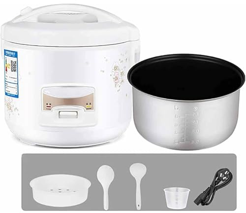 Rice Cooker with Steamer | Up to 7 Servings | Keep Warm Function | Automatic Cooking Non-Stick Inner Pot | Cook White or Brown Rice, Porridge and more,4L
