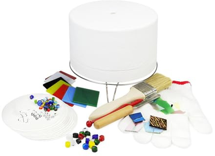 YIXANNX Four à Pour micro-ondes en céramique 6 pièces/ensemble, écologique et pratique pour l'artisanat de du verre, Kit de four à Pour micro-ondes professionnel, Ensemble 14