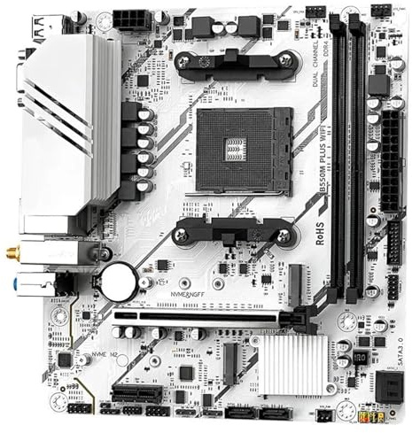 motherboard Fit For JGINYUE B550M WIFI Plus AM4 Micro-ATX DDR4 PCIE4.0 6 Dual M.2 ARGB Supporto for AMD 4000 5000 Series