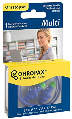 Ohropax Multi Bouchons d'oreille, Lot de 2 (2 x 1 pièce)