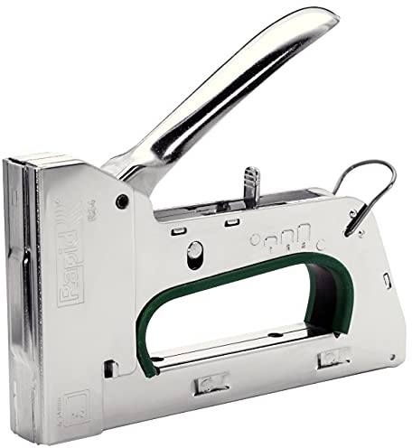 Rapid, Grapadora de mano PRO R34 para Grapas Nº 140, Mango ergonómico, Ajuste de Potencia de 3 pasos, Desagüe Práctico, Hecho en Suecia