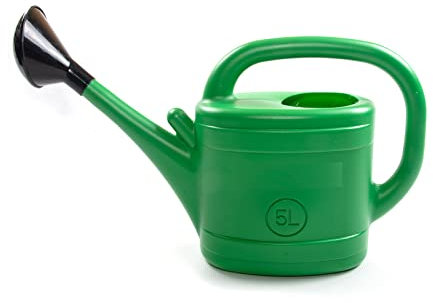 TOP TOOLS 2/2,5/5 / 10/14 Liter Gießkanne Gießer Kunststoff Gartengießkanne mit Brause (5 Liter)