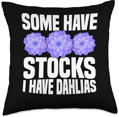 Dahlia Gardener Tools Dahlia Seeds for Planting Black Dahlia Throw Pillow