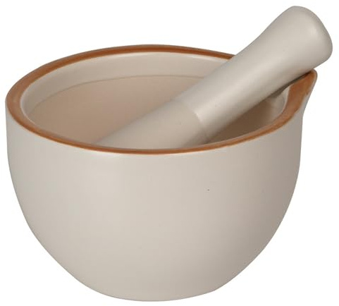Stößel und Mörser-Set aus Steingut, kleine Mörserschale, Stößel, Gewürze, Kräuter, Zerkleinerung, Handmühle zum Zerkleinern, Mahlen, Gewürze, Pulver, Pesto-Pasten, Küchenwerkzeug, Zubehör, gebrochenes
