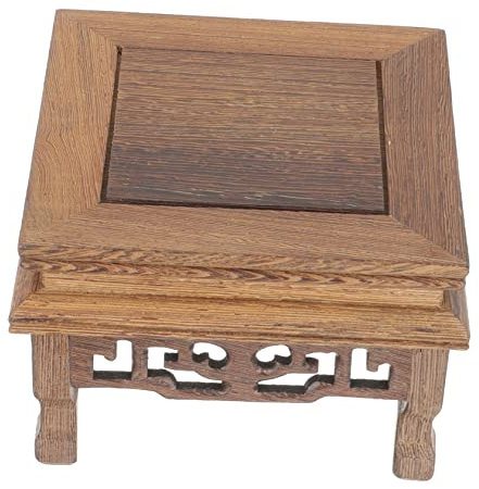 Milisten Base per Fioriera in Legno di Legno di, Supporto per Fioriera da Balcone M, Portavaso Riutilizzabile per Piante e Decorazioni