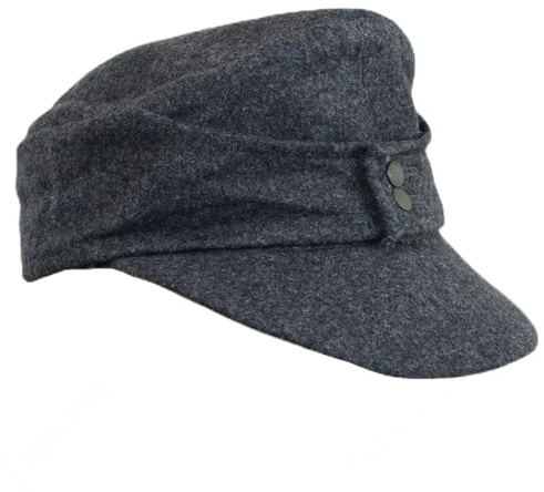 Epic Militaria Reproduktion WW2 German Luftwaffe M43 Skimütze, grau, XL (60/61 cm)