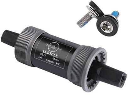 Movimento Centrale Mtb Movimento centrale for bici 113 mm 120 mm 122,5 124 mm 126 mm Asse pedivella foro quadrato Parti for bicicletta for guarnitura con perno conico quadrato Movimento Centrale Bici(