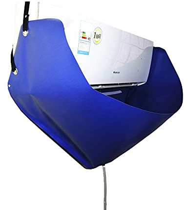 HYUFEIAO Couvercle de climatisation, Couvercle de Nettoyage de climatiseur, Couvercle de Nettoyage étanche pour climatiseur Mural, Sac de Protection Propre pour Le Lavage de la poussière po