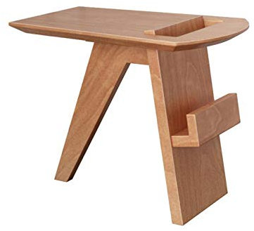 ShAzan Tavoli da divano, comodini, tavolino creativo, porta riviste da salotto, facile da montare, 4 colori (legno di ciliegio)