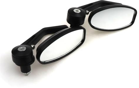 Retrovisores para motocicletas Espejo Retrovisor Para Motocicleta Manillar Lateral Espejos Finales Moto Bicicleta Eléctrica Scooter Moto Espejos