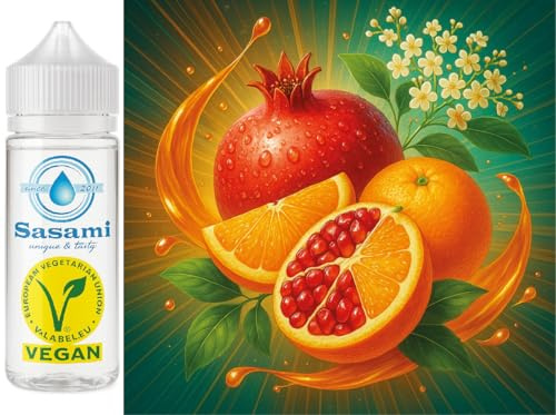 Orient Pomegranate - Melograno Arancia Fiore di Sambuco Aroma Concentrato - Vegano - Sasami - 100ml