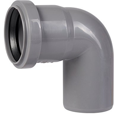 Ostendorf HT Abwasser Bogen 50mm 87° Grau PP 1 Stück