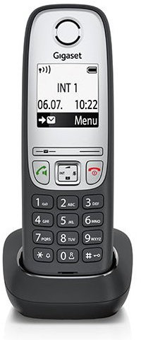 Gigaset Zusatzmobilteil A415H SCHWARZ mit Ladeschale nur für die Telefone A415 / A415A