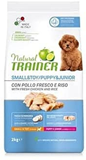 Natural Trainer Cibo per Cani Small&Toy Puppy&Junior Pollo 2 Kg