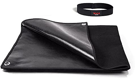 TEXFIRE | Couverture de Soudure Ignifuge Weld SX avec revêtement pour Hautes températures et Isolation Thermique, résiste jusqu'à 1300°C