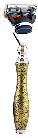 Gillette Fusion kompatible Rasierer von Golden Antique Collection> Rasieren Essentials für den modernen Gentleman - perfekt für den täglichen Gebrauch - groß als Geschenk