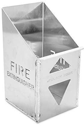 Black Boar Aluminum Holder for Enclosed Trailer/Garage | Securely Holds a 5lb. fire Extinguisher | Durable Construction | Easy to Install (66105)