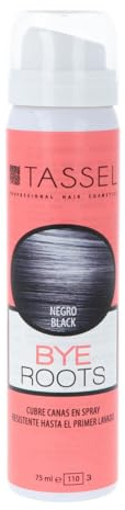 Eurostil Bye Roots Spray Cubre Canas Negro Negro 1Ml