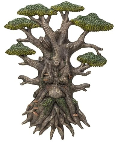Pacific Giftware Wandrelief Greenman Knollnase | Wandfigur Baumgeist Deko Figur