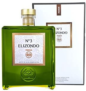 Aceite de Oliva Virgen Extra Elizondo N3 Premium Variedad Picual - Botella de Aceite Premium 1 Litro Con Estuche Nueva Cosecha 2025/2026 - Mejor Selección ENOVINOS (Nº3 Extra Picual)
