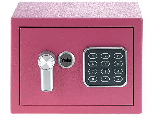 Yale - Electronic Safe Mini Pink - Standard Security - YSV/170/DB2/P