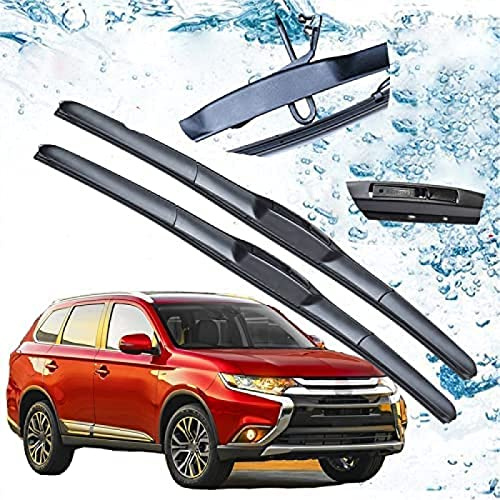 Scheibenwischer für Mitsubishi für Outlander 2013 2014 2015 2016 2017 2018 2019 Zubehör Frontscheibenwischerblattbürsten für Autoschneider UJ