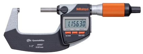 Mitutoyo 293-181-40 ABS Digital-Mikrometer MD-E2, 1-2 in / 25-50 mm | .00005 in / 0,001 mm, bidirektionale Daten, IP65