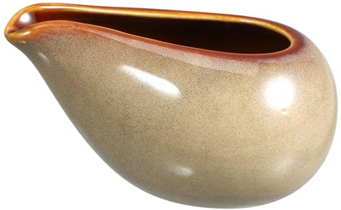 HOLIDYOYO Ceramic Sauce Pitcher for Gravy and Dressing Creamer Jug for Home Use Versatile Kitchenware Smooth Easy to Clean and Store for Culinary Creations