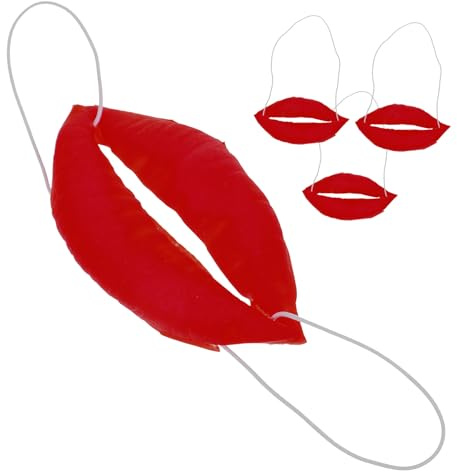BCOATH Halloween Wurstmund Lustige Große Lippen Mund Requisiten Für Partys Und Kostüme Ideal Für Cosplay Und Spaß Events