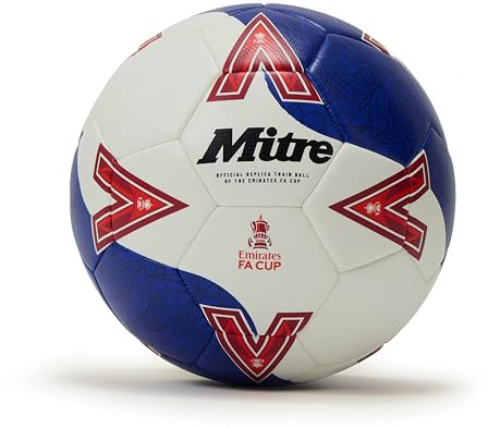 Mitre | Training FA Cup Football | High Performance Training Ball | Extra Durable Design