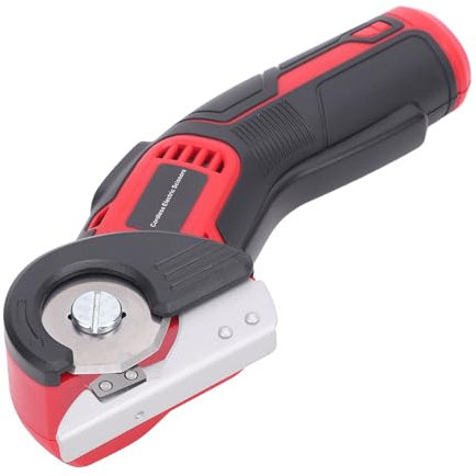 Mini Taglierina Elettrica, Forbici in Tessuto Elettrico Ricaricabili con Interruttore Bloccaggio Sicurezza, Utensile Taglio delle Cesoie Tessuto per Materiale Morbido per