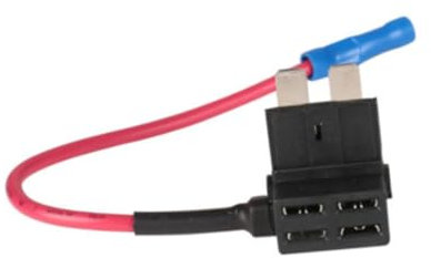 Vaguelly 5stücke Sicherungshalter Für Autos Add-a-Circuit Adapter Für Flachsicherungen Geeignet Für Ct Einfache Installation Kompatibel