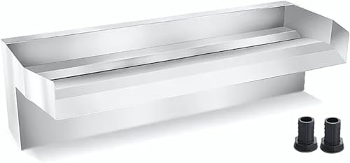 Fontana per piscina a cascata, in acciaio inox, per piscine interrate e giardini all'aperto