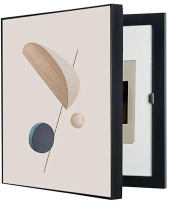 Cache Compteur Électrique Décoratif, Cadre Mural Pour Cacher Tableau Électrique, Peinture Murale Moderne Pour Dissimuler Boîte À Fusibles Dans Salon Ou Entrée(C,35X45CM/13.7x17.7in)