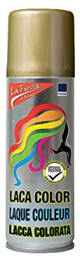 Color Haarspray für farbig buntes Haar - Gold - Color Farbspray zum Verkleiden & Schminken für Karneval, Fasching, Halloween & Motto-Party