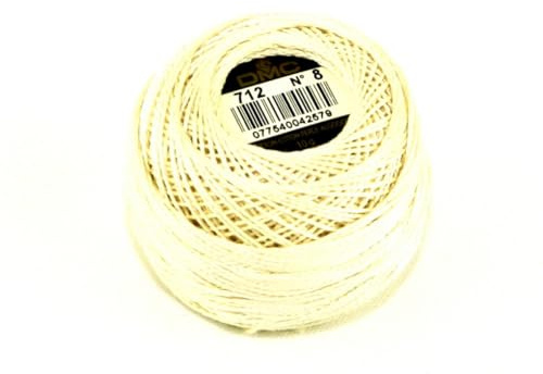 DMC Cotton Perle Thread Size 8 712 - per 10 gram ball