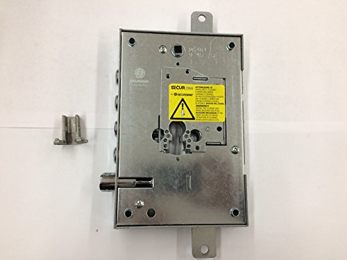 SERRATURA PER PORTE BLINDATA SECUREMME SERIE 25 CON CUORE A CILINDRO EUROPEO ENTRATA CHIAVE E MANIGLIA 63mm SINISTRA A SPINGERE 4 CATENACCI D18 INTERASSE 28mm