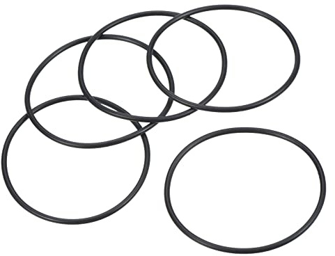 PATIKIL O Joint Torique Nitrile Caoutchouc 54mm OD 50mm ID 2mm Largeur, 20 Pcs Métrique Scellage Joint pour Robinet Plomberie Automobile Réparation, Noire